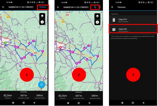 Parcours4 Comment importer le parcours d'une sortie sur le GPS Garmin ?